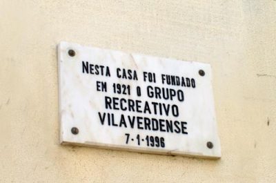 Placa Comemorativa Fundação